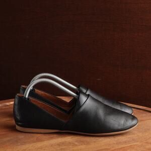Miz Mooz Flats Womens SZ EU 36 US 5.5-6 BLK Kimmy Leather Slip On D'Orsay Shoes